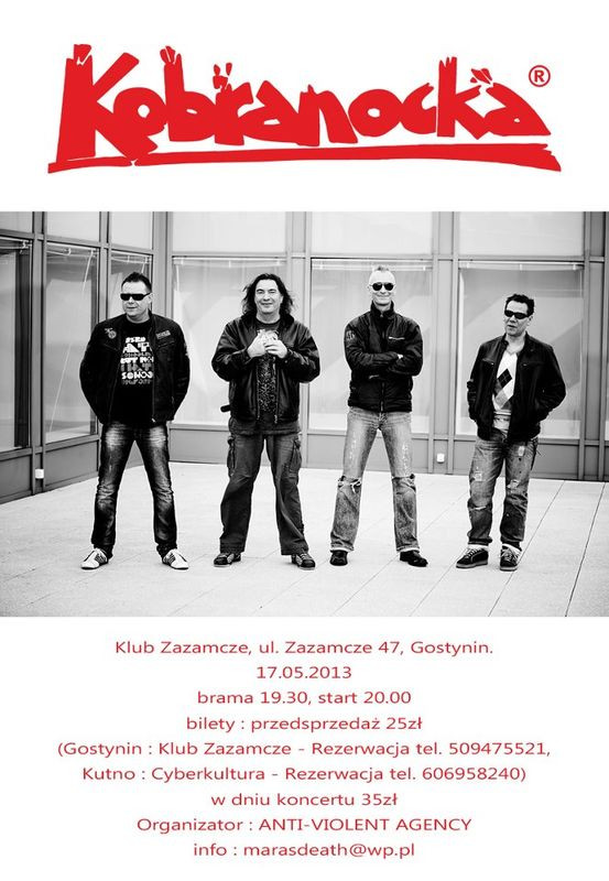 Kobranocka wystąpi w Gostyninie - Zdjęcie główne