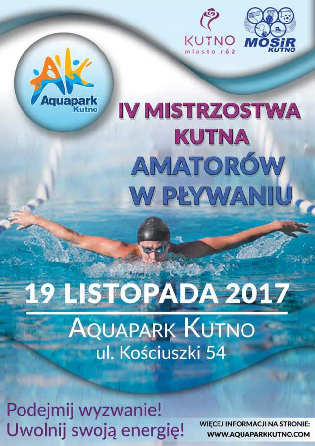 IV Mistrzostwa Kutna amatorów w pływaniu - ostatni moment aby się zapisać! - Zdjęcie główne