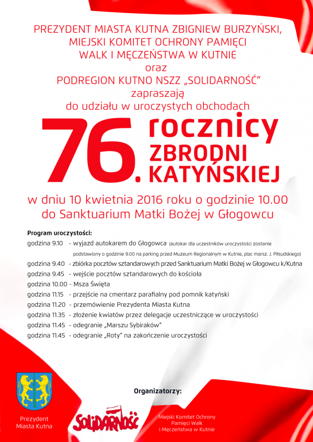 76. rocznica zbrodni katyńskiej - Zdjęcie główne