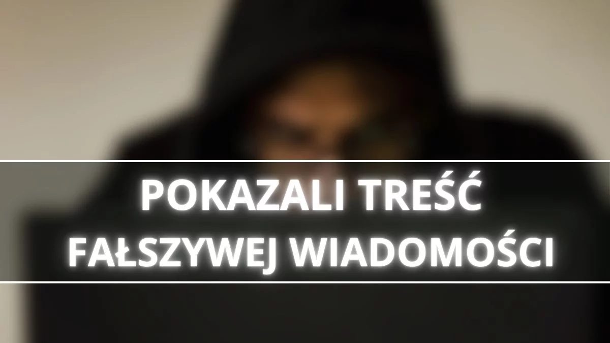 Urzędnicy pokazali przykład fałszywej wiadomości. Dostałeś taką? - Zdjęcie główne