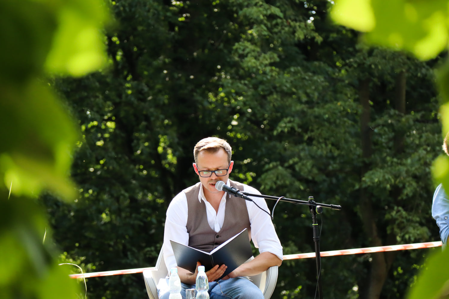 Lesław Żurek był gościem spotkania z cyklu Znani czytają poezję