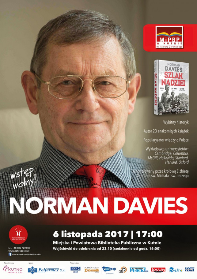 Norman Davies odwiedzi miejską bibliotekę  - Zdjęcie główne