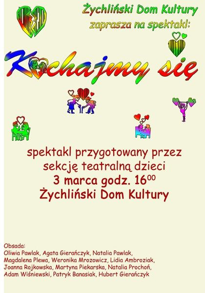 Spektakl "Kochajmy się" - Zdjęcie główne