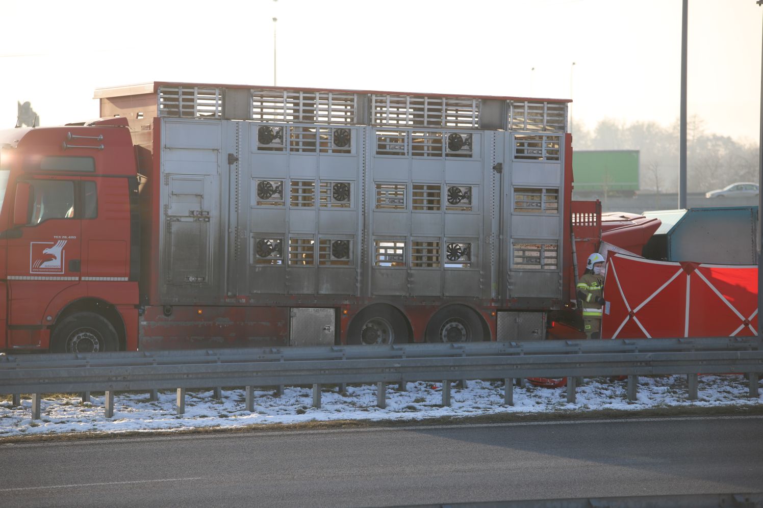 Do zdarzenia doszło na A1 pod Kutnem.