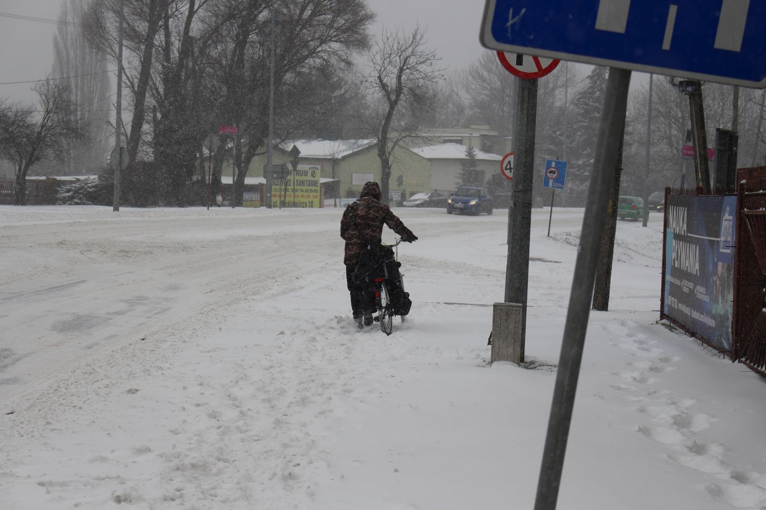 Na kutnowskich drogach panują trudne warunki