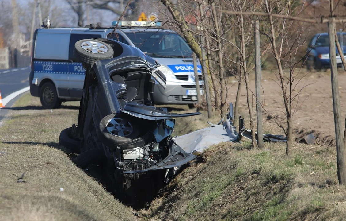Wypadek na DK 60 między Kutnem a Gostyninem