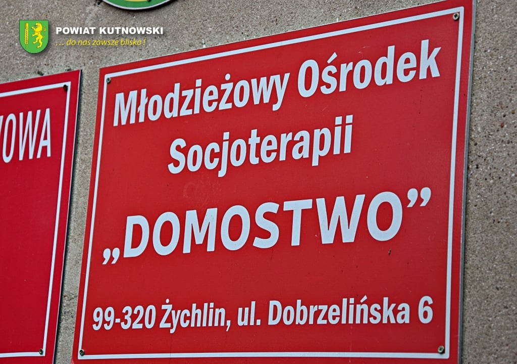 Powiat Kutnowski informuje o rozpoczęciu prac w Młodzieżowym Ośrodku Socjoterapii w Żychlinie