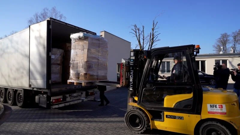 20 tirów z pomocą dla uchodźców w naszym regionie. Dotarły już pierwsze transporty