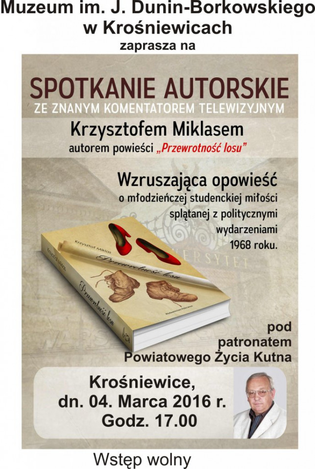 Spotkanie autorskie z Krzysztofem Miklasem - Zdjęcie główne