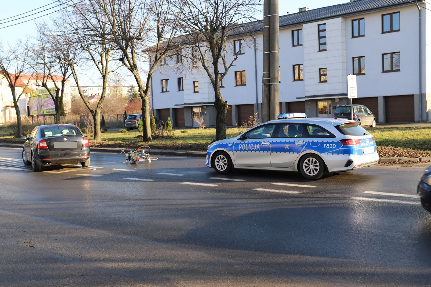 Do zdarzenia doszło na Troczewskiego w Kutnie.