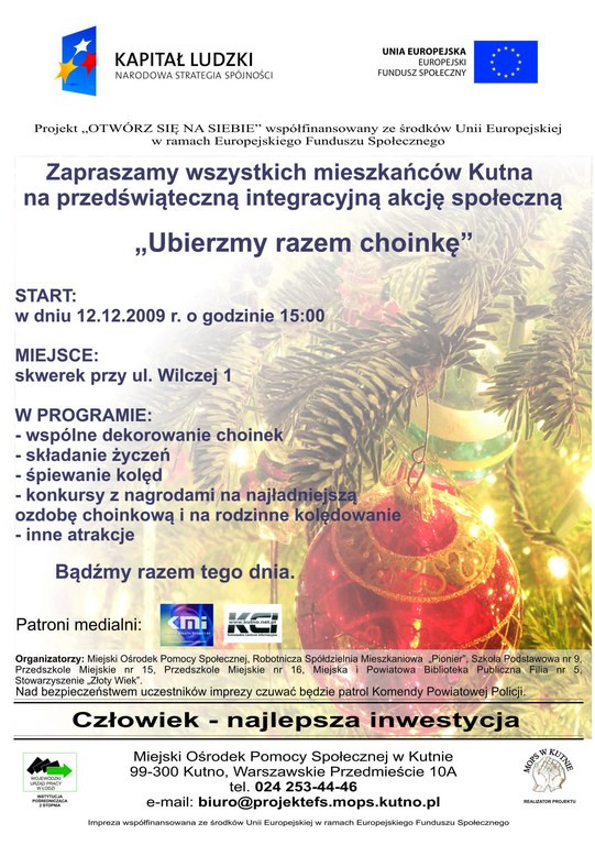 Akcja &quot;Ubierzmy razem choinkę&quot; - Zdjęcie główne