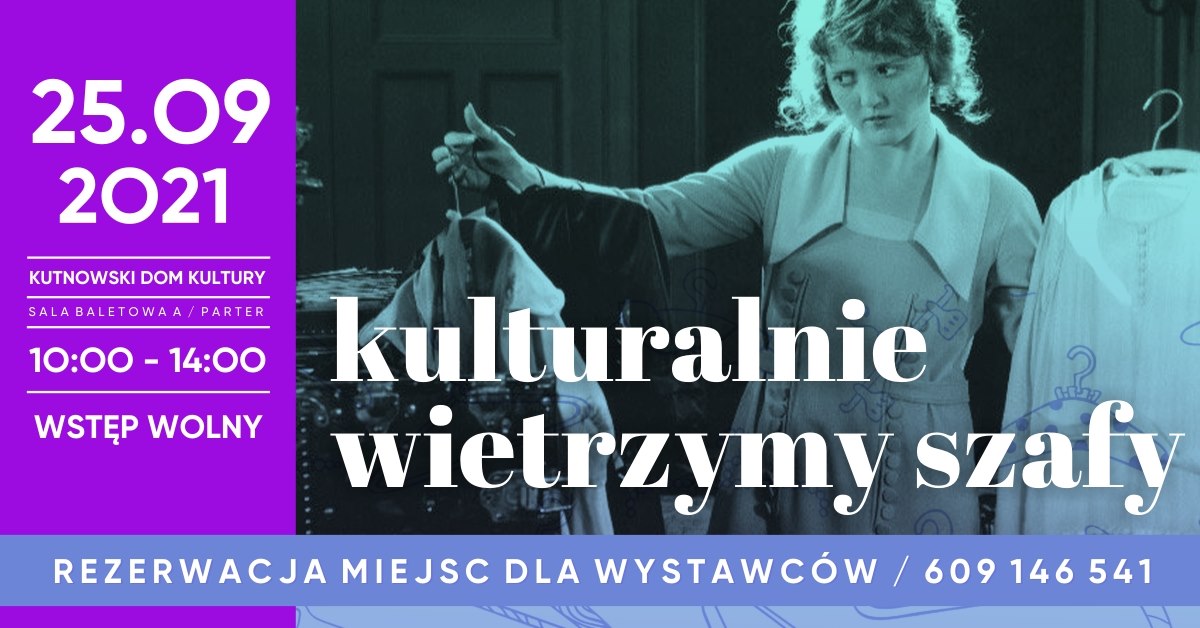 Szafa pełna ubrań, których nie nosisz? Kutnowski Dom Kultury ma na to sposób