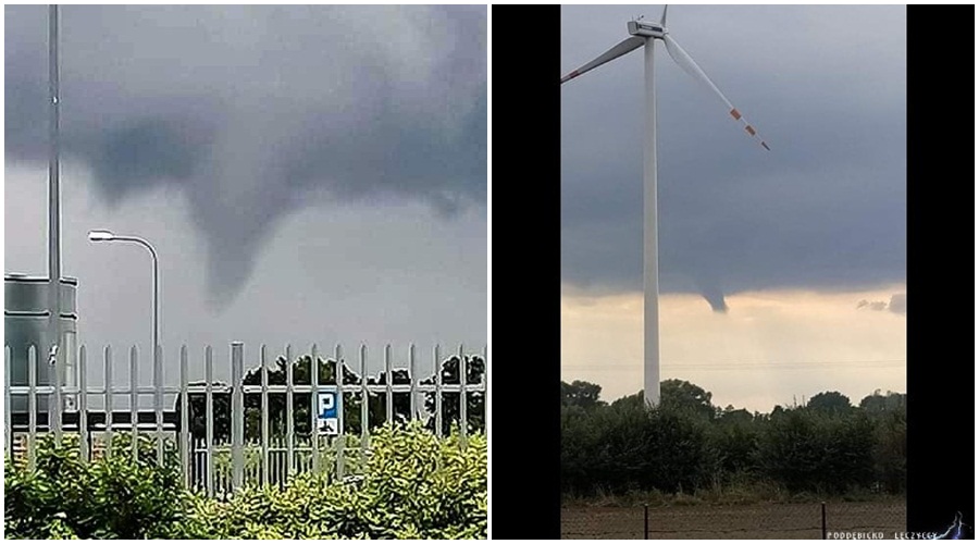 Znów mogło być groźnie? "Zalążek trąby powietrznej w powiecie kutnowskim" - Zdjęcie główne