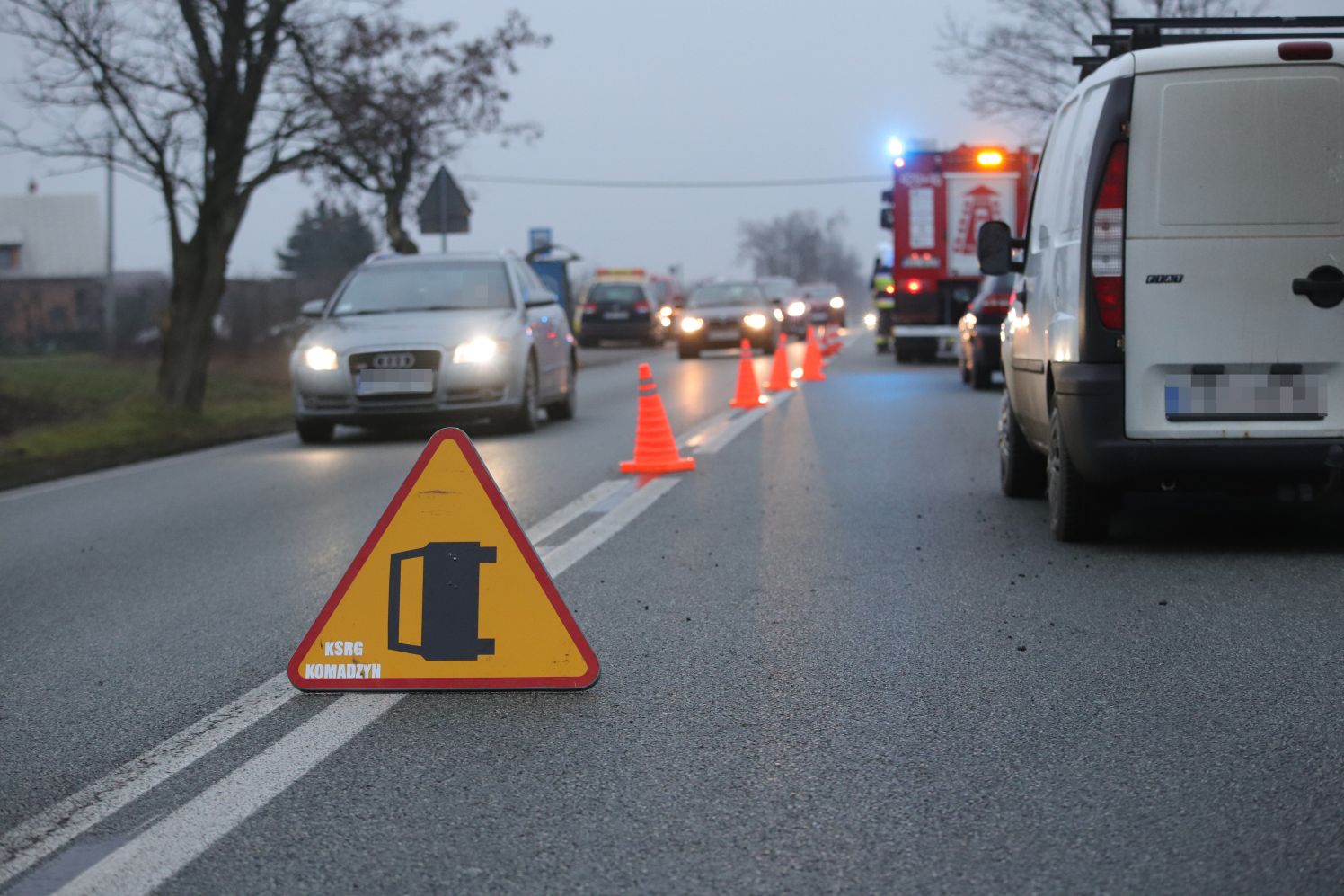 Do zdarzenia doszło na DK 60 w okolicach Kutna.