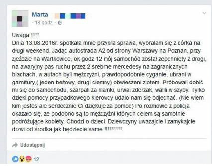 Romowie zatrzymują kierowców na A1? - Zdjęcie główne