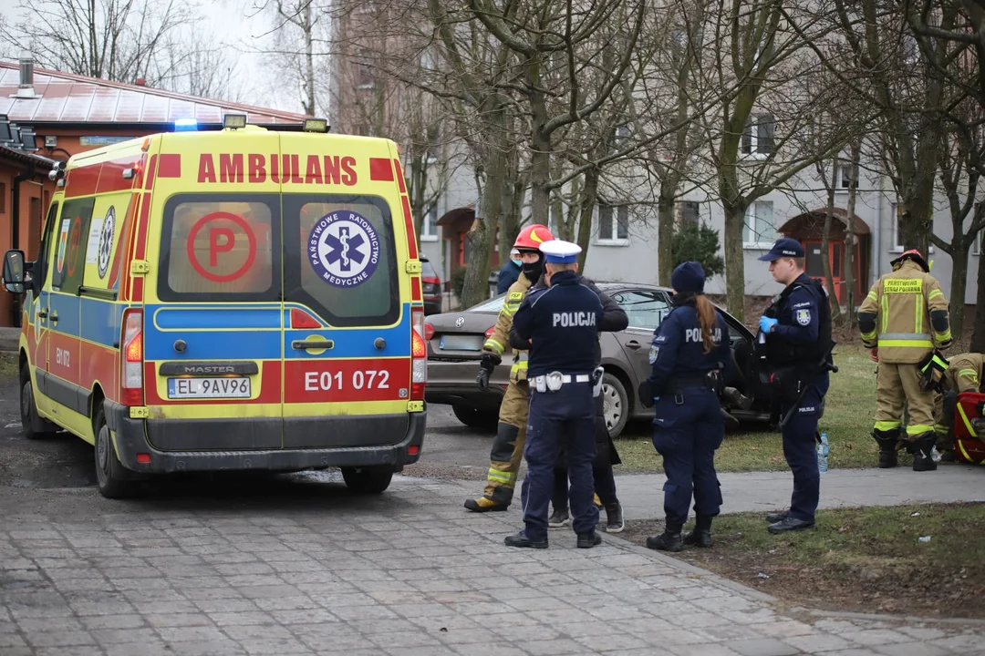 Wypadek na skrzyżowaniu Łokietka i Chrobrego w Kutnie