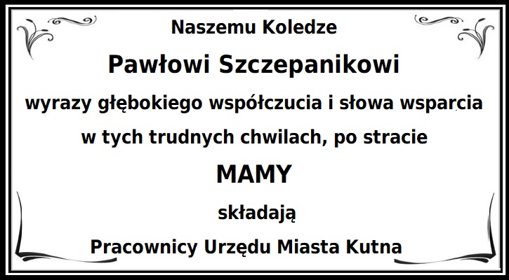 Kondolencje - Zdjęcie główne