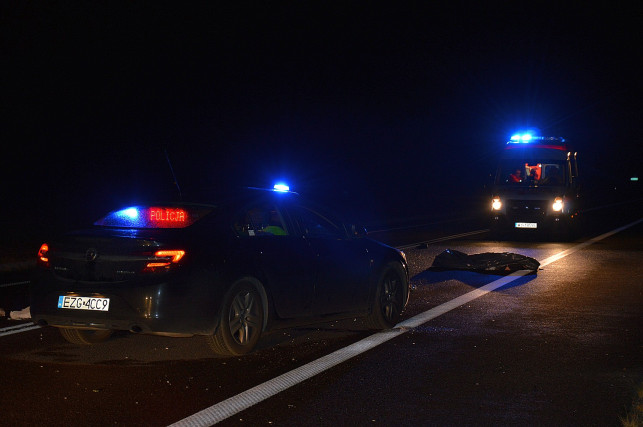 Śmierć na krajowej 92! Pieszy zginął pod kołami volkswagena [aktualizacja] - Zdjęcie główne