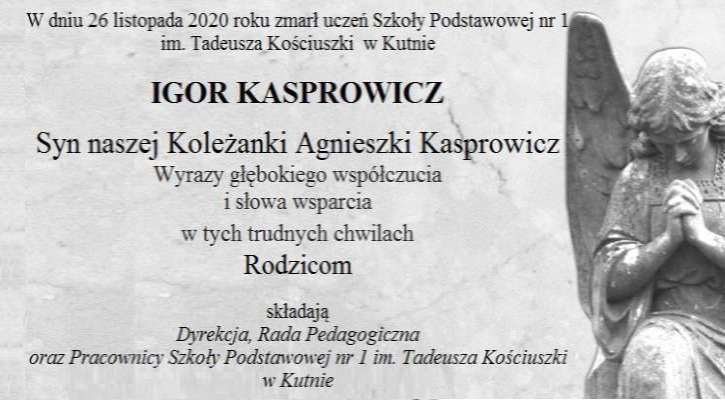 Kondolencje - Zdjęcie główne