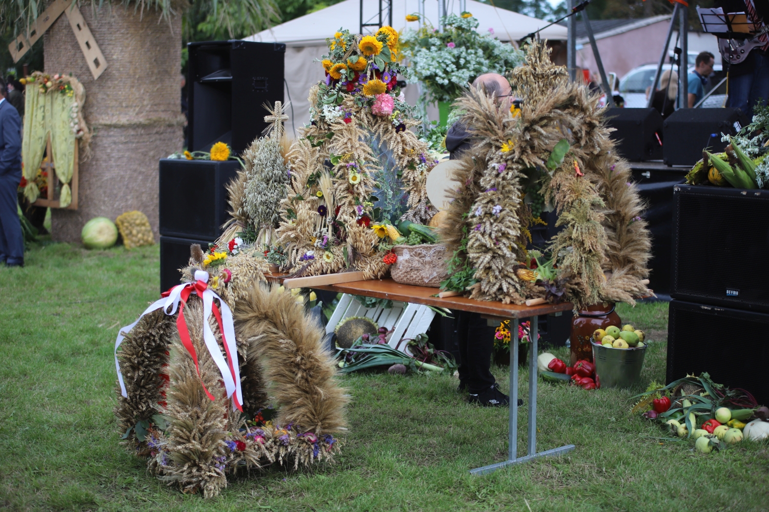 Dożynki gminy bedlno odbyły się na boisku w Wojszycach