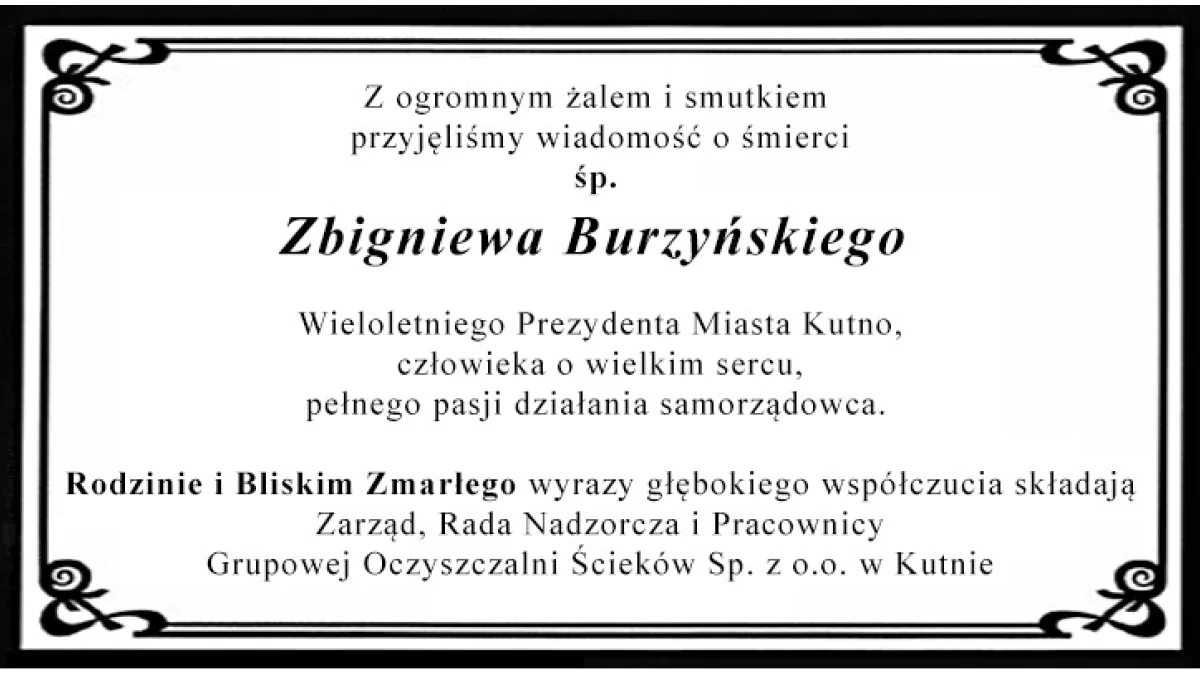 Kondolencje - Zdjęcie główne