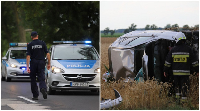 [ZDJĘCIA] Policja komentuje wczorajszy wypadek: ''Jedna osoba ranna, dzieciom nic się nie stało'' - Zdjęcie główne