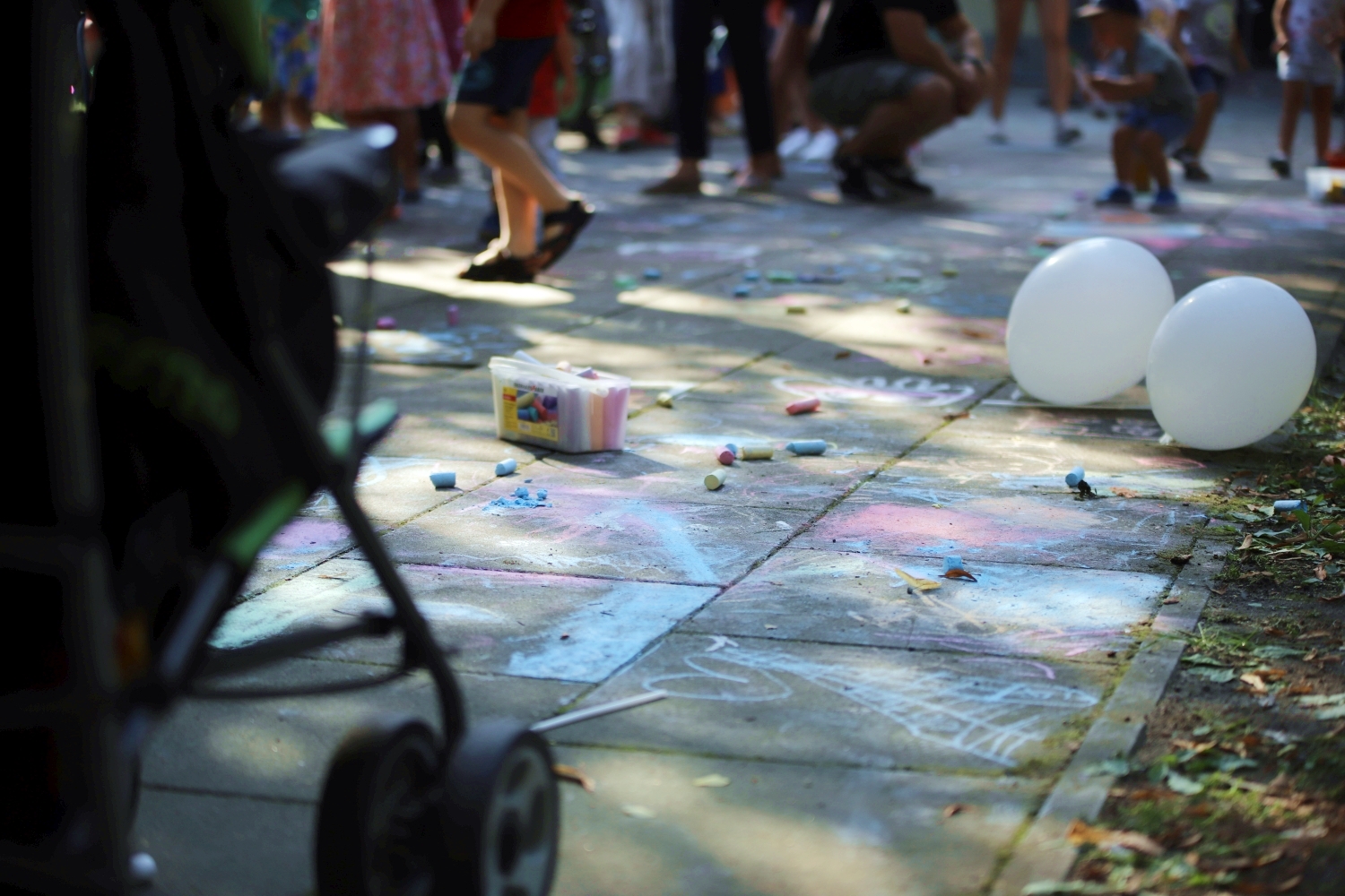 Piknik rodzinny odbył się pod kutnowską biblioteka w parku Traugutta