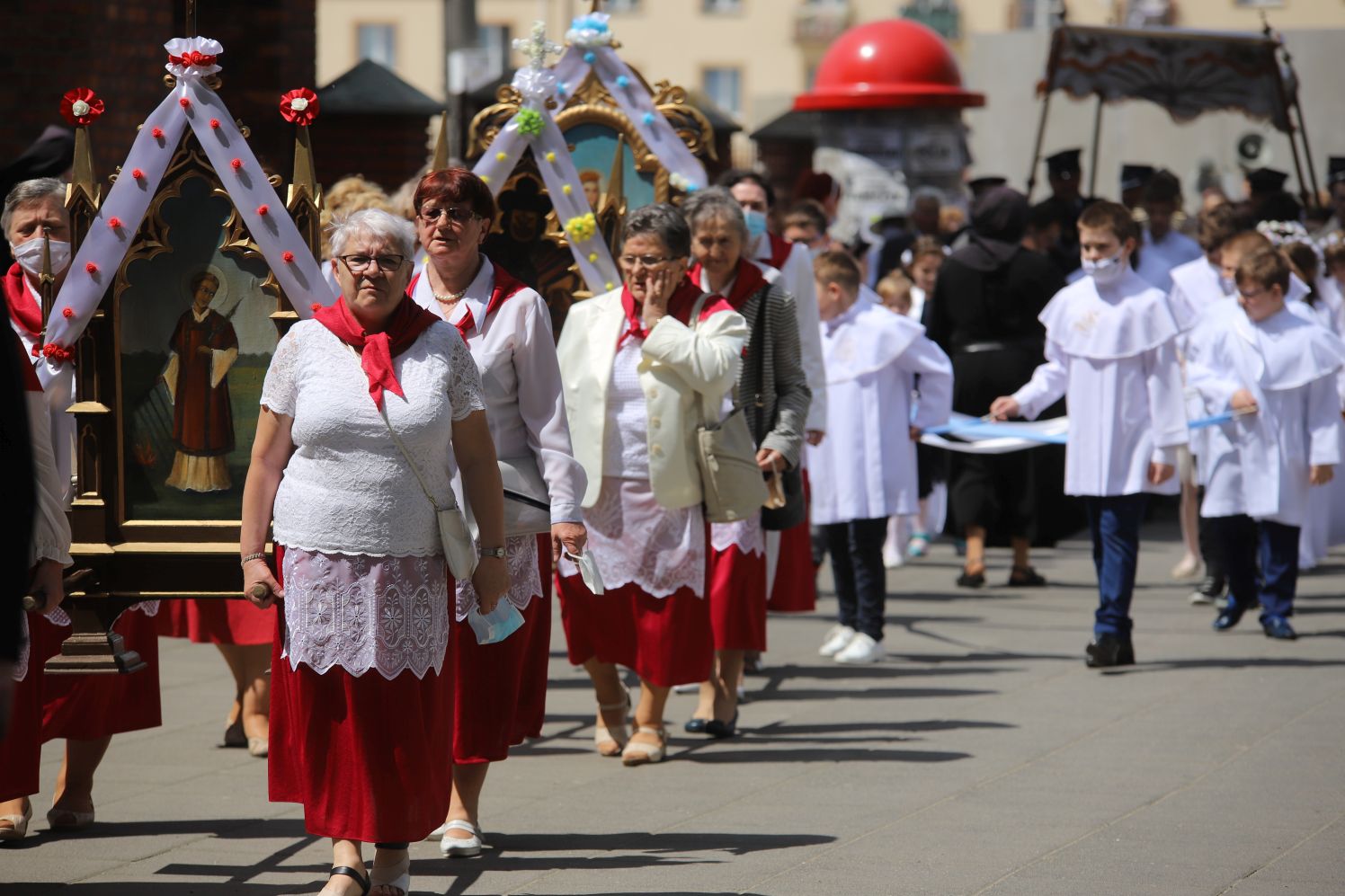 W centrum Kutna odbyła się procesja Bożego Ciała