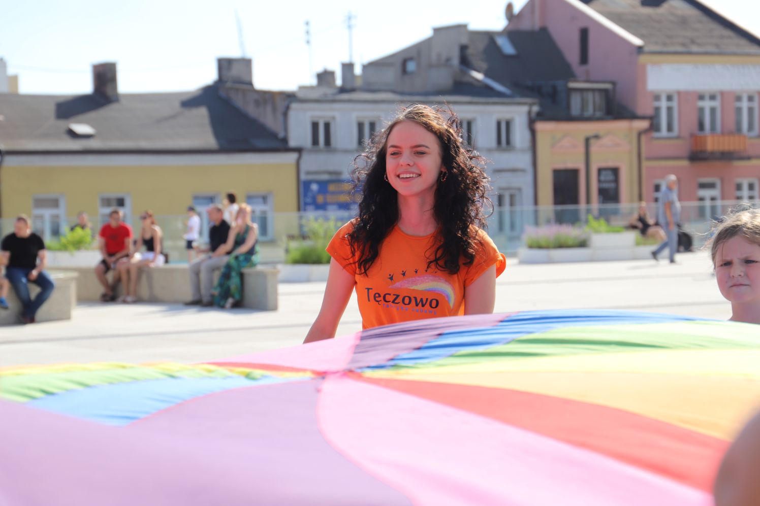 Na kutnowskim Placu Wolności zorganizowano gry i zabawy dla dzieci