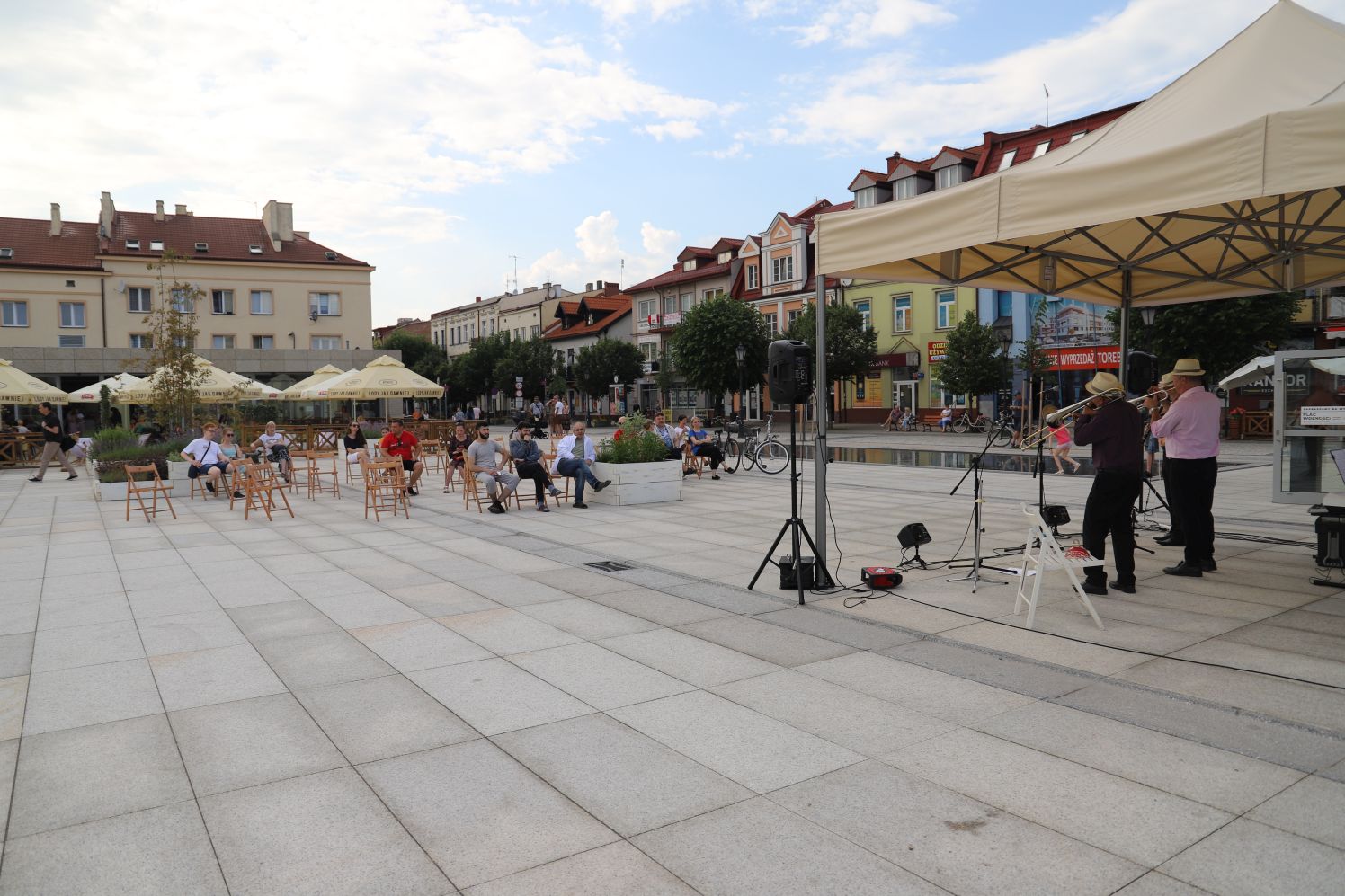 Na Placu Wolności w Kutnie odbył się koncert jazzowy