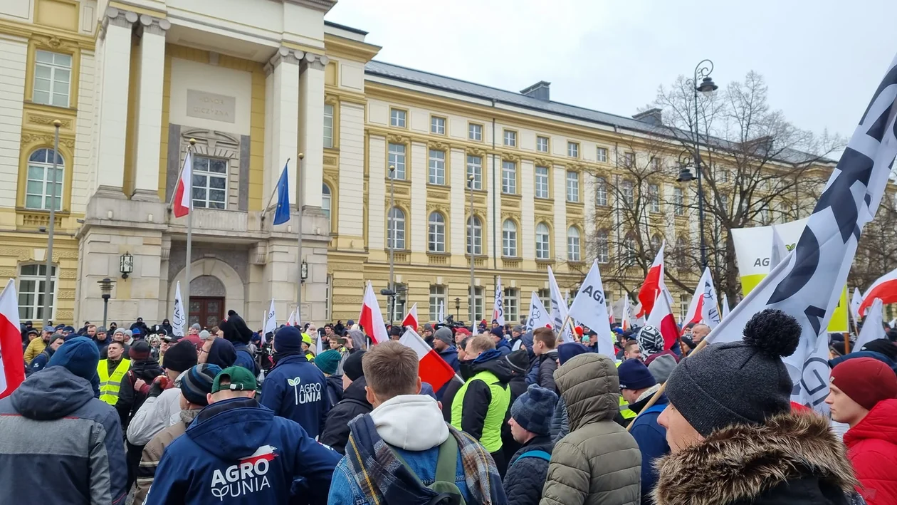 Rolnicy z powiatu kutnowskiego protestowali w Warszawie