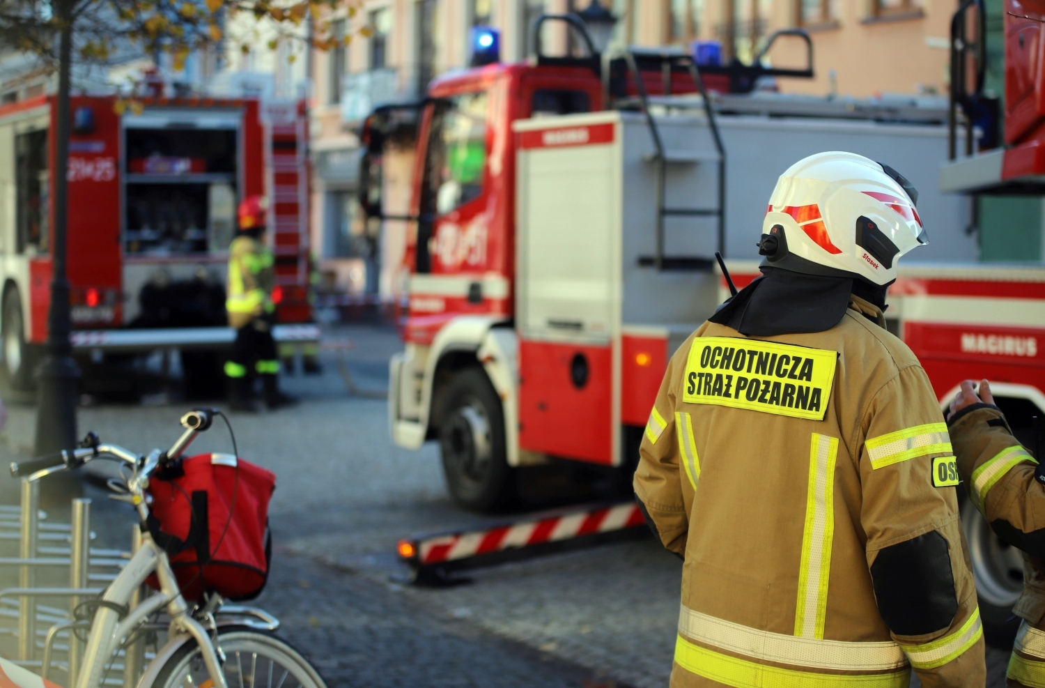 Pożar w kamienicy na ul. Królewskiej w Kutnie