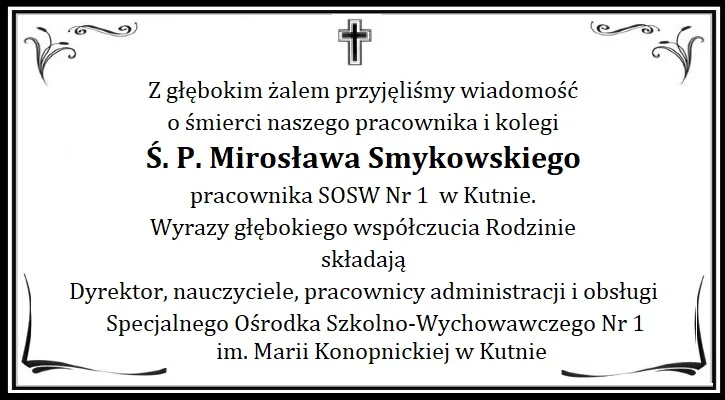 Kondolencje - Zdjęcie główne