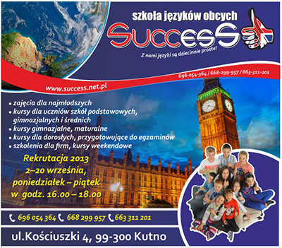 Szkoła językowa Success zaprasza! - Zdjęcie główne