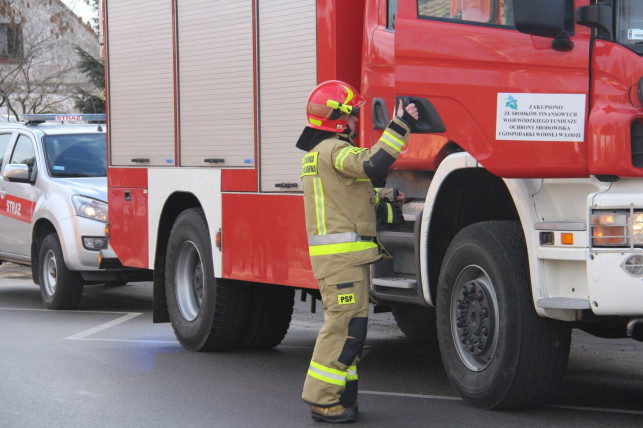 Pożar w centrum! Ktoś zaprószył ogień - Zdjęcie główne
