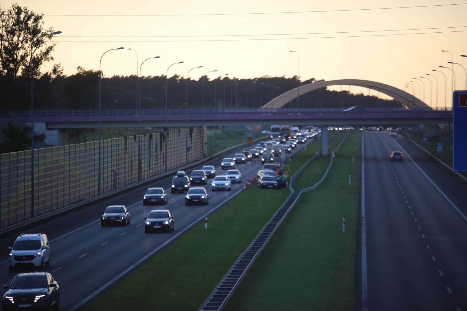 Kolejna stłuczka na A1 w okolicach Kutna