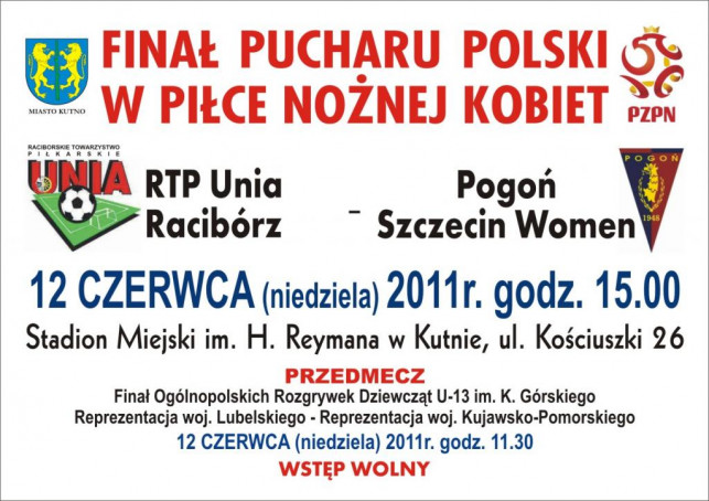 Finał Pucharu Polski w piłce nożnej kobiet - Zdjęcie główne