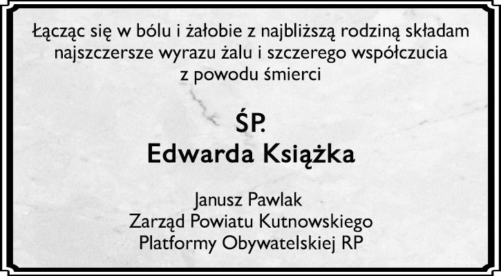 Kondolencje. - Zdjęcie główne