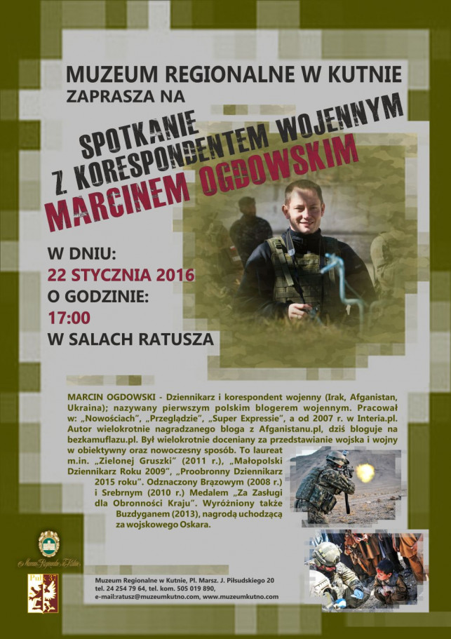 Spotkanie z korespondentem wojennym - Zdjęcie główne