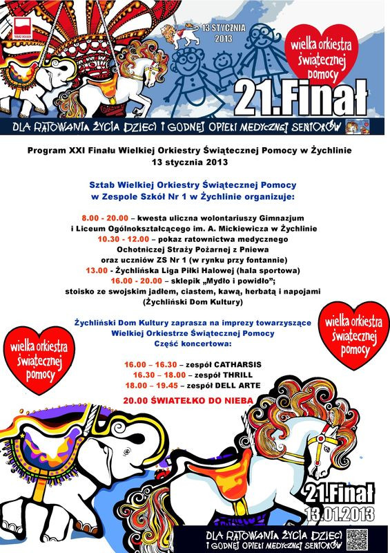 Program WOŚP w Żychlinie - Zdjęcie główne
