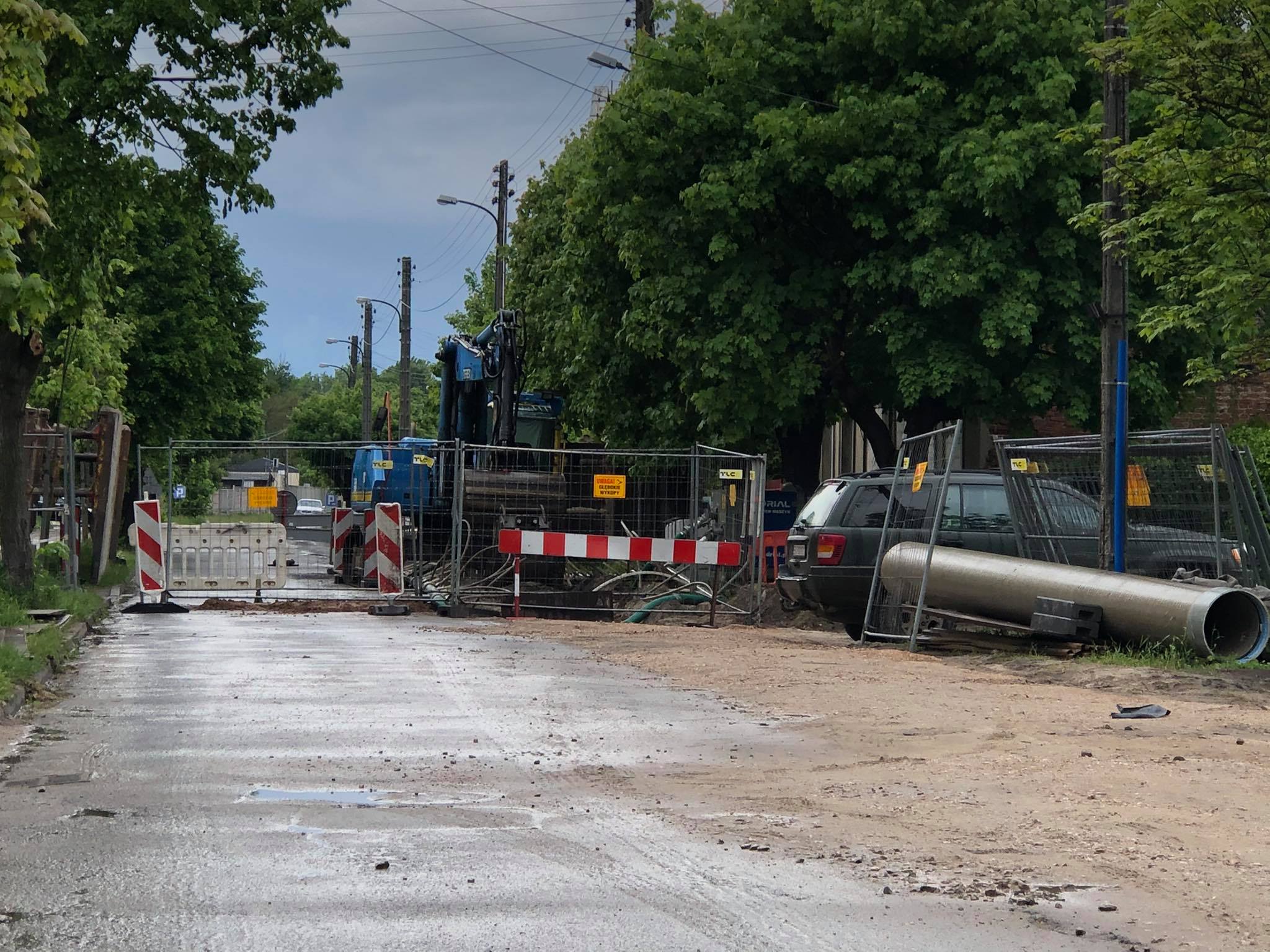 Droga od soboty jest całkowicie nieprzejezdna