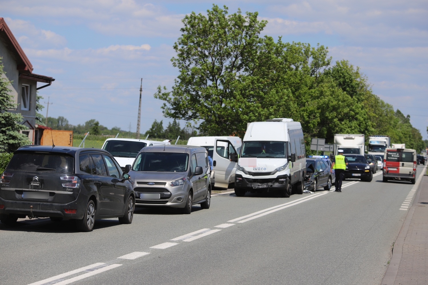 Do zdarzenia doszło w Żurawieńcu na DK 60