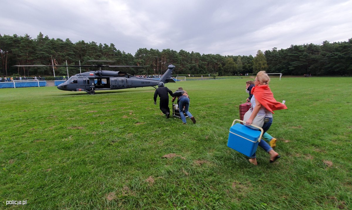 Policyjny Black Hawk transportował serce do przeszczepu