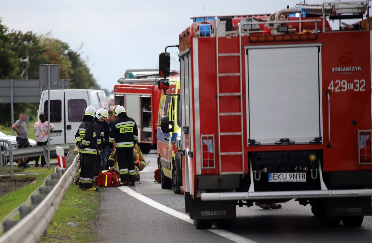 Na ul. Sklęczkowskiej w Kutnie doszło do wypadku z udziałem dwóch osobówek