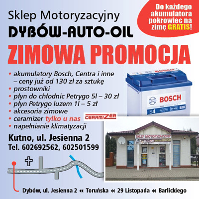 Zimowa promocja w Dybów-Auto-Oil - Zdjęcie główne