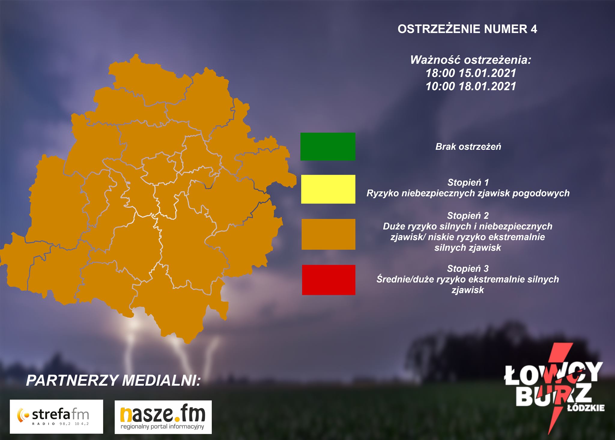 W weekend w powiecie kutnowskim możliwy jest gwałtowny atak zimy