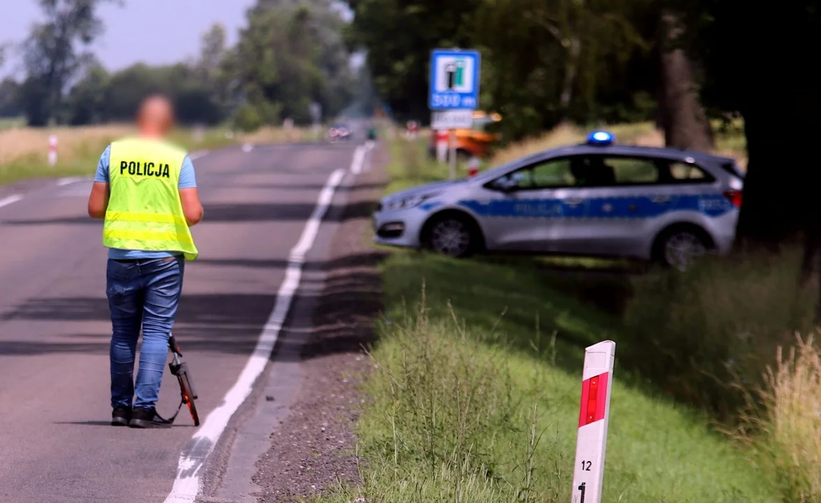 Na drodze Kutno-Witonia doszło do śmiertelnego wypadku, kierowca prawdopodobnie został potracony przez samochód