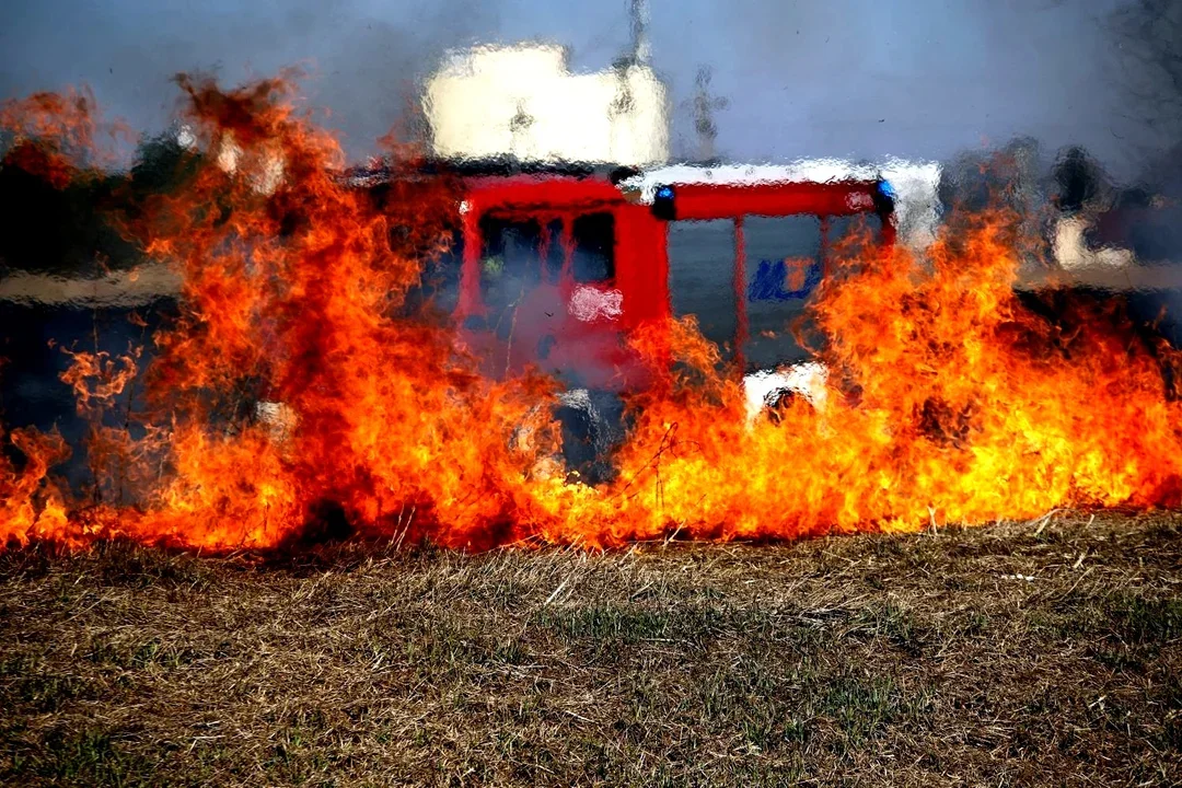 Kutnowscy strażacy odnotowali niemal 100 takich pożarów. Teraz apelują do mieszkańców - Zdjęcie główne