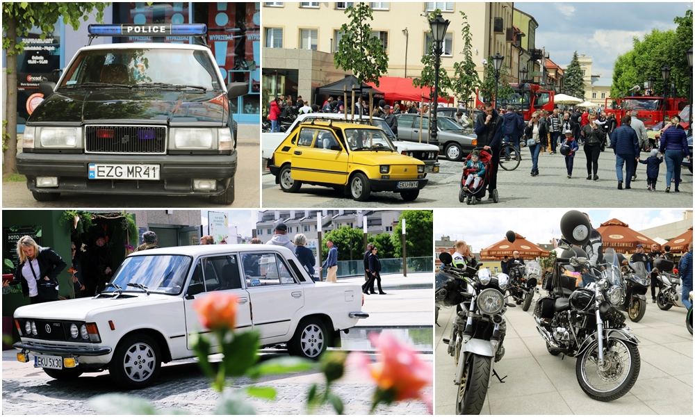 Motoryzacyjny zawrót głowy w centrum Kutna. Zabytkowe auta przyciągnęły tłumy [ZDJĘCIA]  - Zdjęcie główne