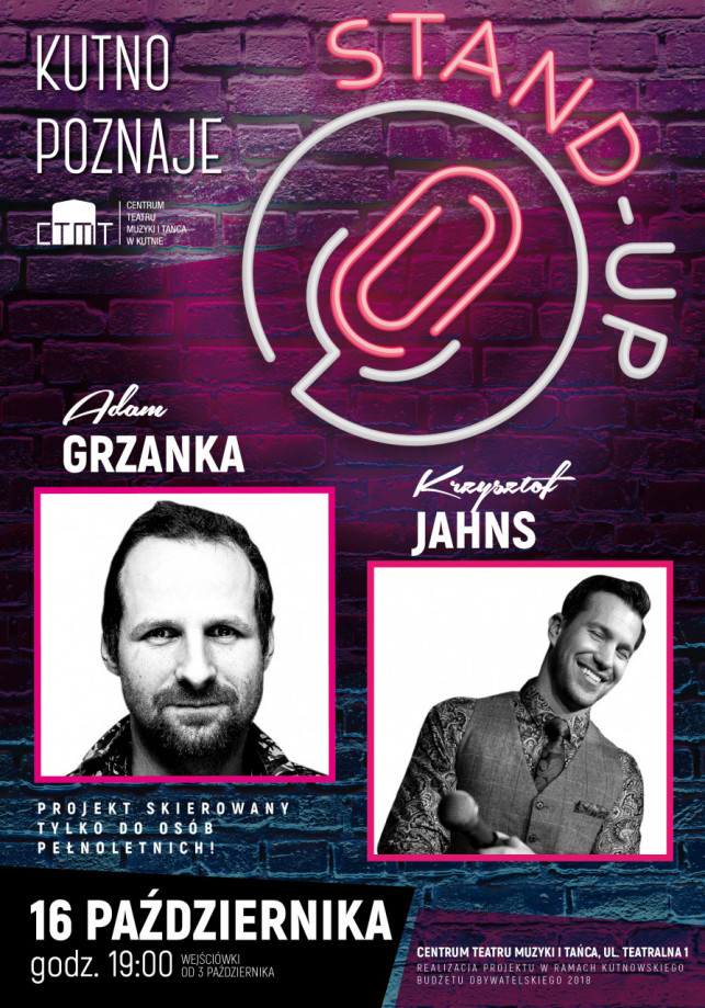 Stand-up: Adam Grzanka i Krzysztof Jahns  - Zdjęcie główne